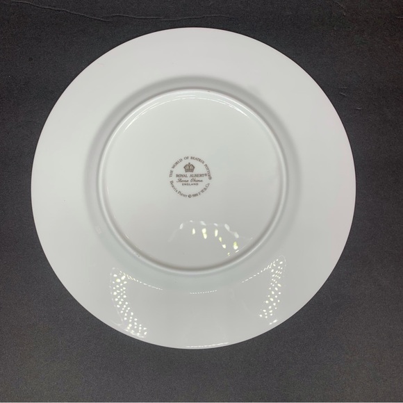 Vintage Beatrix Potter Tom Kitten Royal Albert of England 1986 Plate 8” - Picture 3 of 3